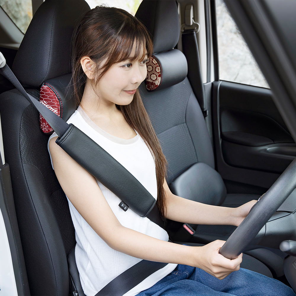 シートベルトパッド 舞杏 黒KURO