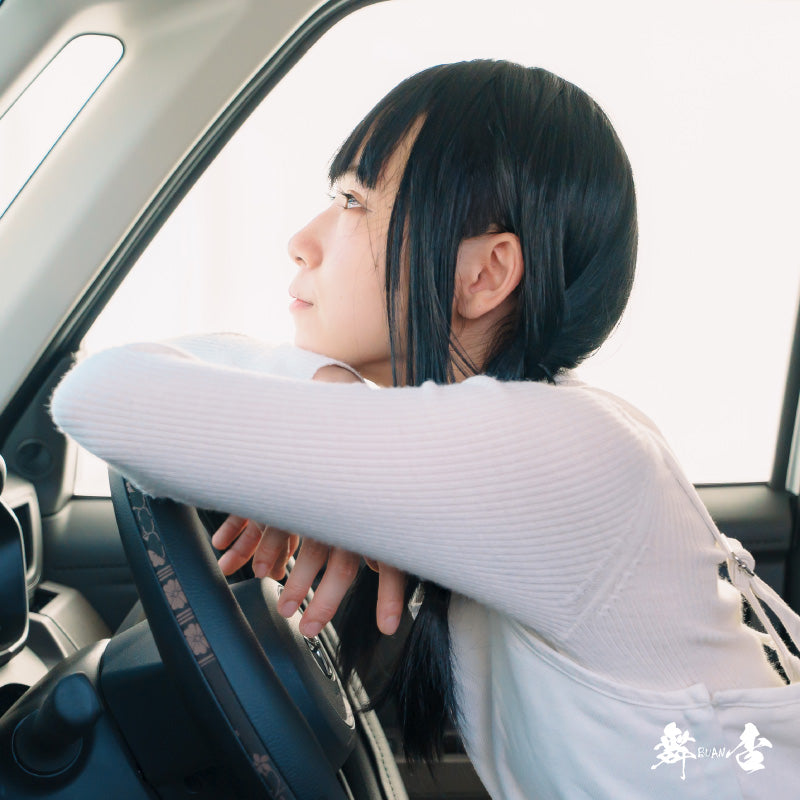 ステアリングカバー京・和桜【Mサイズ】